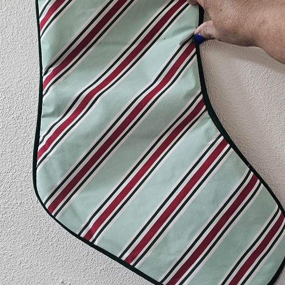 Other - Kate Spade-Striped Christmas Stocking